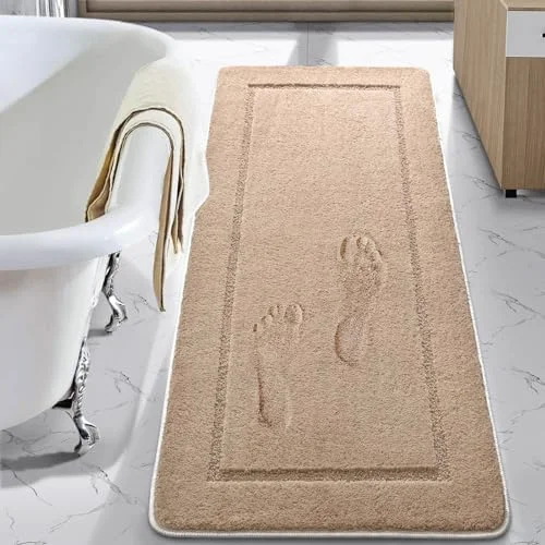 LOCHAS Luminous Bath Runner 24 × 70 in, Beige