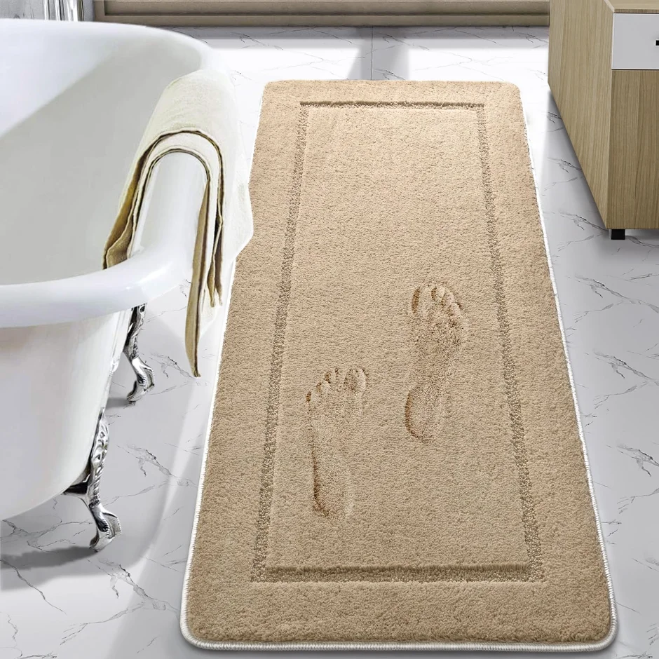 LOCHAS Luminous Bath Runner 24 × 60 in, Beige