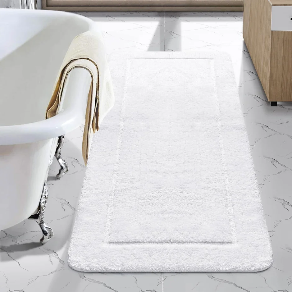 LOCHAS Luminous Bath Runner 24 × 48 in, White